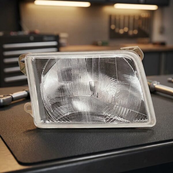 Faro Anteriore Sinistro Ford Transit 86-90 sul banco officina
