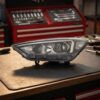 Faro Anteriore Sinistro Hyundai Tucson 2018-2019 sul banco officina