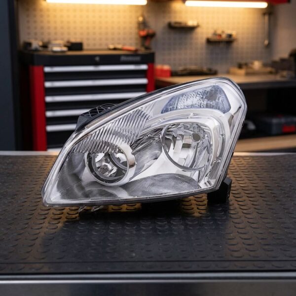 Faro Anteriore Sinistro Nissan Qashqai 2007-2009 sul banco officina