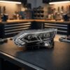 Scheinwerfer Links Nissan Qashqai LED - Original Nissan HALTERUNG GEBROCHEN – Bild 2