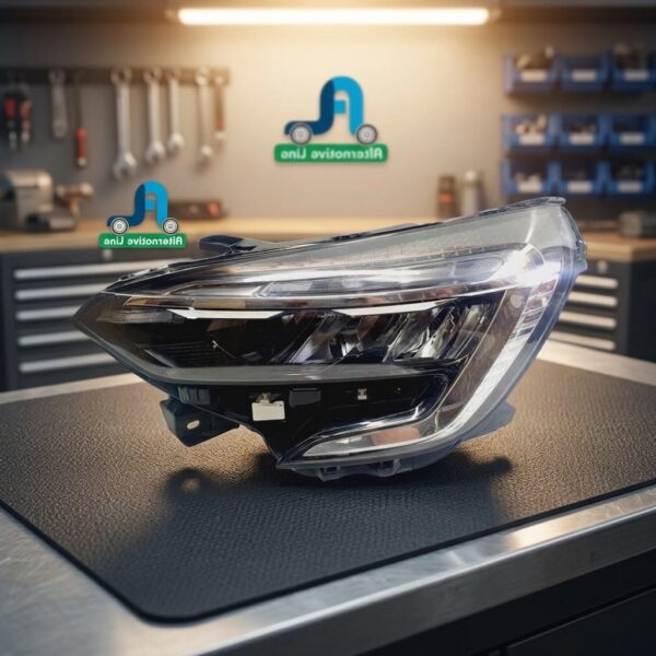 Faro Anteriore Sinistro Renault Clio 2019-2022 - Parabola Nera sul banco officina