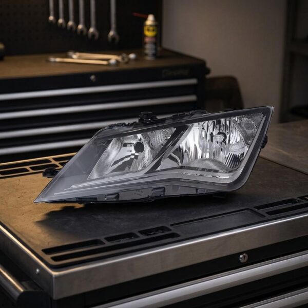 Faro Anteriore Sinistro Seat Leon 2012-2016 sul banco officina