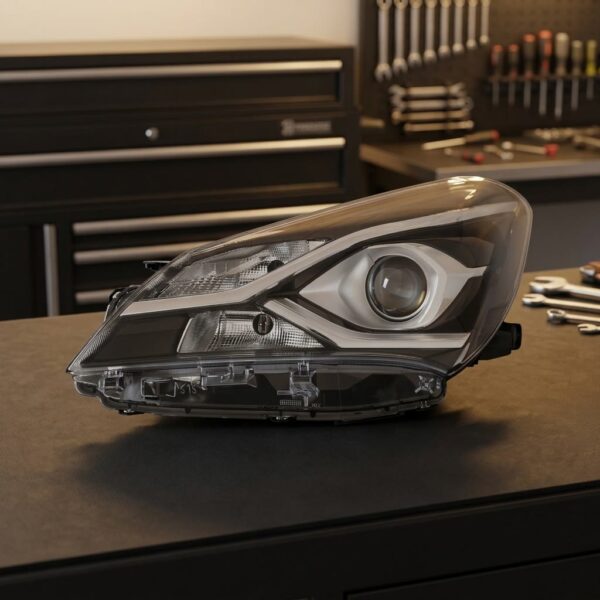 Faro Anteriore Sinistro Toyota Yaris 2017-2019 – C/Lenticolare sul banco officina