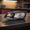Faro Anteriore Sinistro Volkswagen Polo 2009-2013 – Trend Line Modello Valeo sul banco officina