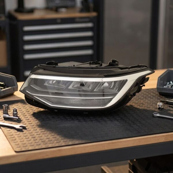 Faro Anteriore Sinistro Volkswagen Tiguan 2020+ sul banco officina