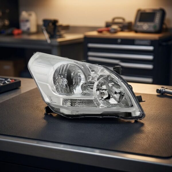 Faro DX Toyota Verso 2009+ sul banco officina