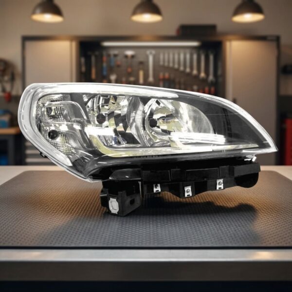 Faro fanale proiettore destro per Fiat Doblo 8/14> Con Motorino sul banco officina