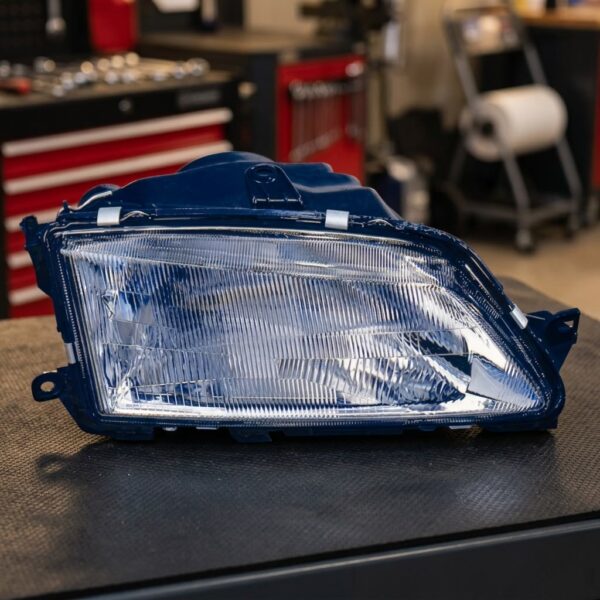 Faro fanale proiettore destro per Peugeot 306 93>3/97 sul banco officina