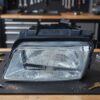 Faro fanale proiettore sinistro per Audi A4 94>12/98 sul banco officina