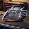 Scheinwerfer Projektor links für Chevrolet Kalos 5 Türig Dunkler Reflektor 02> – Bild 2