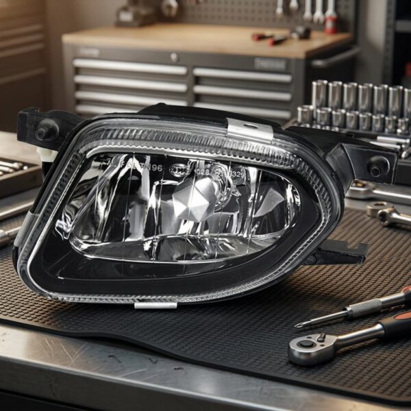 Fendinebbia Sinistro Per Mercedes Classe Ew211 6/04- H11 ricambio originale Hella sul banco officina