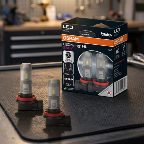 H8 H11 H16 LED Bulbs OSRAM 67219CW Gen2 sul banco officina