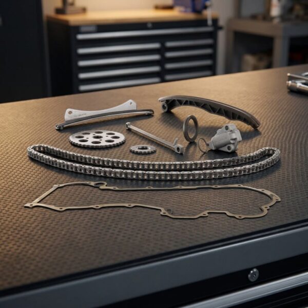 Kit Catena Distribuzione Rinforzata 1.3 Multijet - SKF VKML 82000-4 sul banco officina