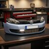 Kit Fanalino Luce Diurna Nero VW Golf VI 2008+ sul banco officina