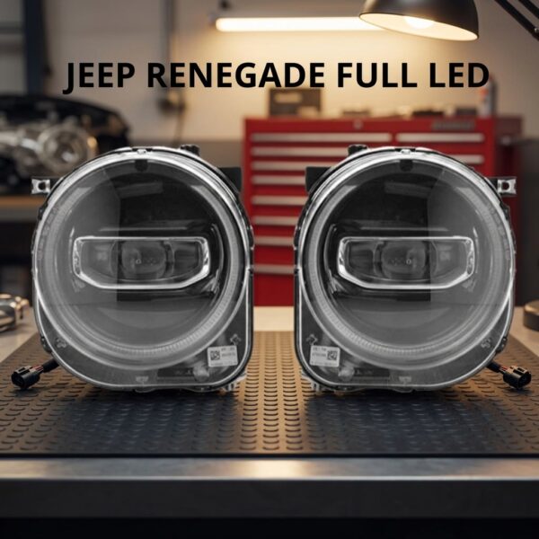 Kit Fari Led Jeep Renegade sul banco officina