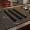 Kit Spoiler Antirumore Adesivo per Barre Portatutto Farad Set 3 Pezzi Universale sul banco officina