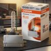 Lampada xeno D3S Original Osram xenarc sul banco officina
