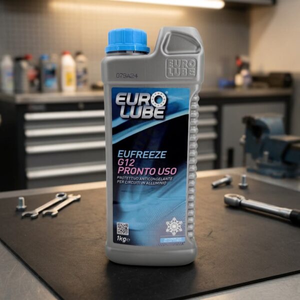 Liquido Antigelo Rosso EUFREEZE G12 Pronto Uso sul banco officina