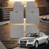 LUCEV Tappetini in Gomma per Audi A4 (07>), Grigio, con Fermi sul banco officina