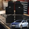 LUCEV Tappetini in Gomma per Hyundai i30 (12>), Nero, con Fermo sul banco officina