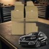 LUCEV Tappetini in Gomma per Renault Captur (13>), Avana, con Fermi sul banco officina