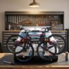 Portabici da Gancio Traino Farad Varaita – 2 Bici sul banco officina
