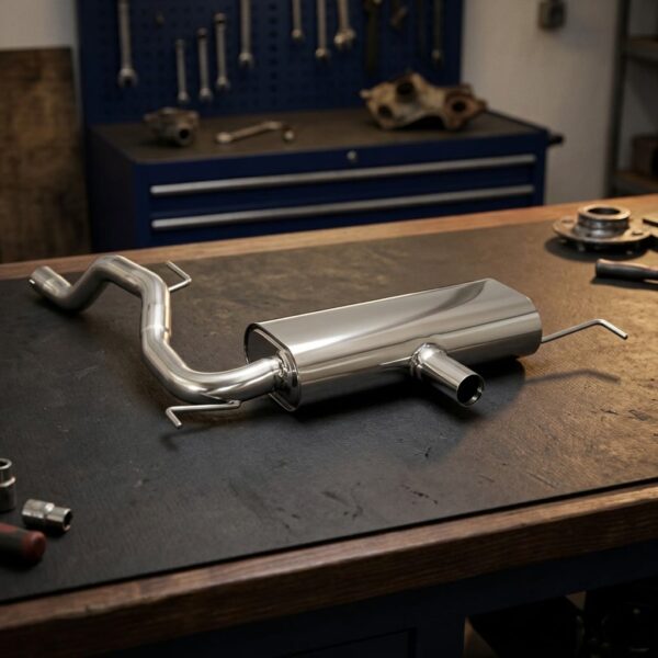 Scarico posteriore Opel Corsa D omologato - Ragazzon 58.0346.00 sul banco officina