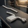 Scarico posteriore Mini F56 omologato - Ragazzon 50.0941.28 sul banco officina