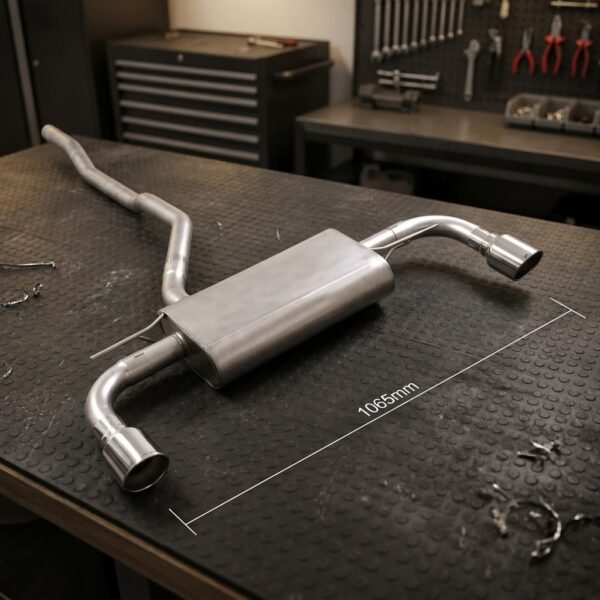 Scarico posteriore BMW Serie 1 F40 omologato Sport Line - Ragazzon 50.1087.61 sul banco officina