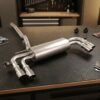 Scarico posteriore Mini U25 Countryman Sport Line - Ragazzon 50.1239.58 sul banco officina