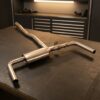 Scarico posteriore Mercedes CLA 118 omologato - Ragazzon 50.1048.40 sul banco officina
