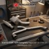 Scarico Golf 7 GTI Completo Ragazzon 50.0701.61 sul banco officina