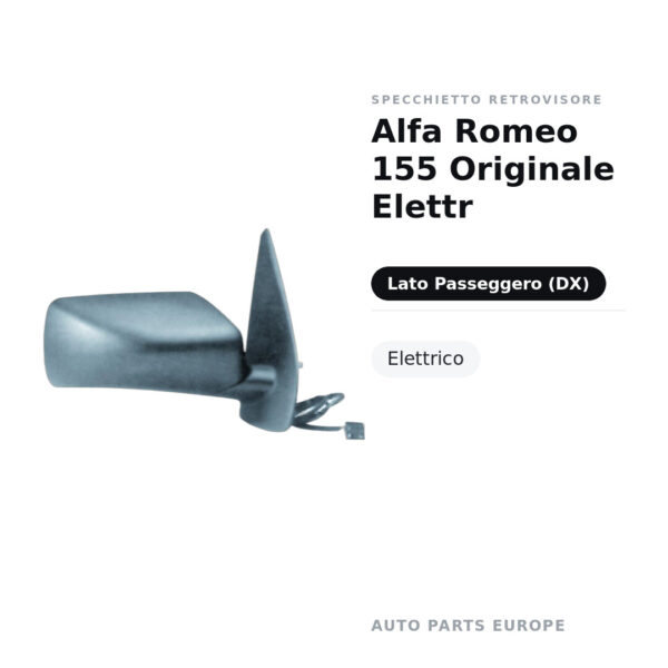 Specchietto Retrovisore Destro Alfa Romeo 155 Originale Elettr – foto 2