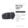 Specchietto Retrovisore Destro Mercedes Classe M 2002+ – Elettrico, Riscaldato, con Freccia, Memoria, Asferico, 11 Pin