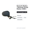 Außenspiegel Rechts Renault Modus / Renault Grand Modus 2008+ – Manuell, mit Blinkleuchte, 4-polig, Lackierbar – Bild 2