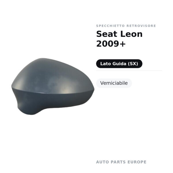 Außenspiegel Links Seat Leon 2009+ – Lackierbar – Bild 2