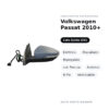 Specchietto Retrovisore Sinistro Volkswagen Passat 2010+ – Elettrico, Riscaldato, Ripiegabile, con Freccia, Asferico, 8 Pin
