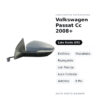 Specchietto Retrovisore Sinistro Volkswagen Passat Cc 2008+ – Elettrico, Riscaldato, Ripiegabile, con Freccia, Luce
