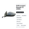 Außenspiegel Links Volkswagen Passat Cc 2008+ – Elektrisch, Beheizt, Klappbar, mit Blinker, Memory, Innenleuchte, 15-polig