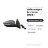 Außenspiegel Rechts Volkswagen Scirocco 2008+ – Elektrisch, Beheizt, mit Blinker, 6-polig, Lackierbar – Bild 2
