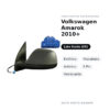 Außenspiegel Links Volkswagen Amarok 2010+ – Elektrisch, Beheizt, Asphärisch, 5-polig, Lackierbar – Bild 2