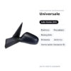 Specchietto Retrovisore Sinistro Universale – Elettrico, Riscaldato, Ripiegabile, Memoria, Asferico, Verniciabile (Variante
