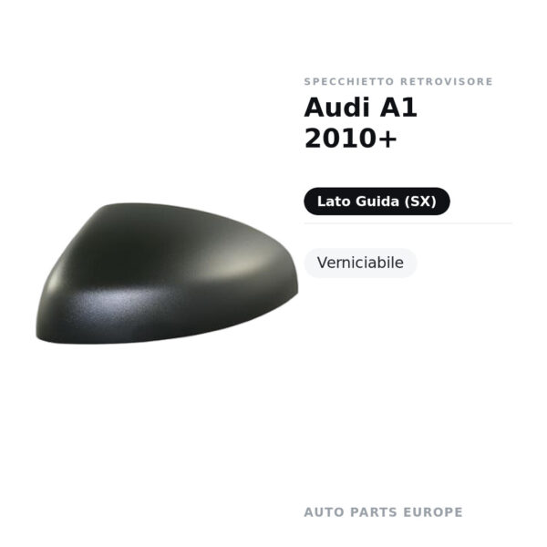 Außenspiegel Links Audi A1 2010+ – Lackierbar – Bild 2