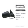 Außenspiegel Rechts Jeep Grand Cherokee 99 – Elektrisch, Beheizt, Klappbar, Memory, 10 Pin, Schwarz – Bild 2