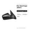 Specchietto Retrovisore Destro Kia Sportage 2004+ – Elettrico, Riscaldato, Nero – foto 2