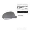 Außenspiegel Rechts Volkswagen Golf V 2003+ / Volkswagen Plus – Lackierbar – Bild 2