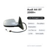 Specchietto Retrovisore Destro Audi A4 07 2009+ – Elettrico, Riscaldato, Ripiegabile, con Freccia, Asferico, 12 Pin
