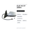 Specchietto Retrovisore Sinistro Audi A4 07 2009+ – Elettrico, Riscaldato, Ripiegabile, con Freccia, Memoria, Asferico, 16