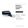 Außenspiegel Links Subaru Forester 2005+ – Elektrisch, beheizt, mit Blinker, Schwarz (Variante B) – Bild 2
