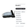 Außenspiegel Rechts Ford C-Max 2010+ – Elektrisch, Beheizt, Klappbar, mit Blinker, Toter-Winkel-Sensor, Leselampe, 10-polig